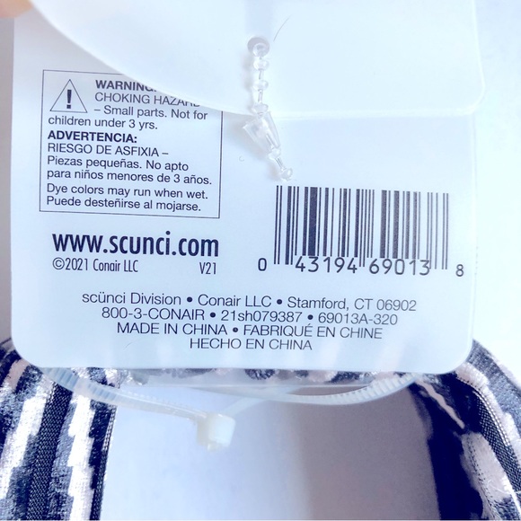 3/$15 NEW SCUNCI BASIK EDITION Wide Knotted Headband Black Juniors Women’s - Picture 4 of 15